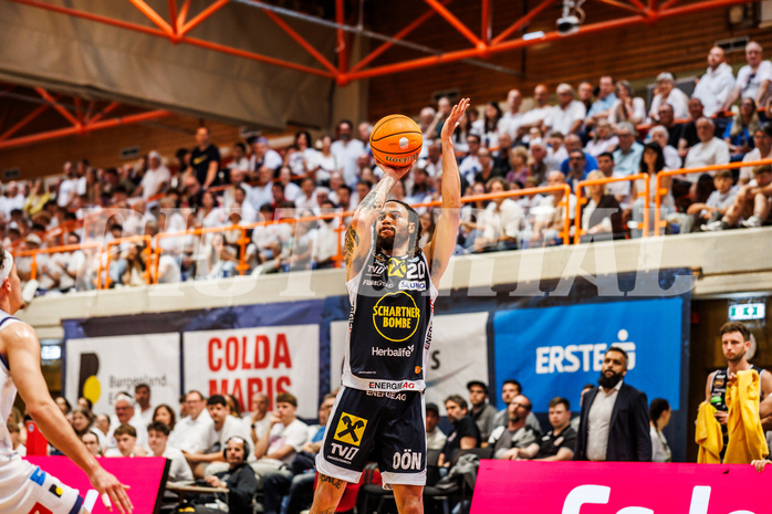 Basketball, win2day Basketball Superliga 2024/25, Playoffs Halbfinale 2. Spiel
, BBC Nord Dragonz, Gmunden Swans, Joseph Reece (20)