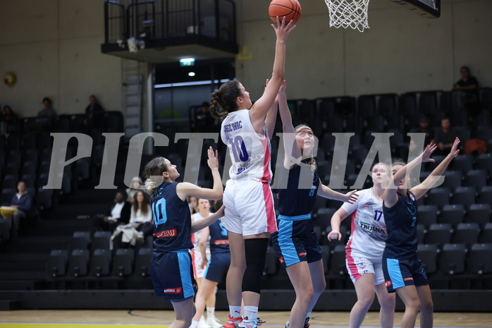 23.10.2022, Raiffeisen Sportpark, Basketball Damen Superliga 2022/23, Grunddurchgang 4.Runde,  
UBSC-DBBC Graz vs. Vienna Timberwolves,  