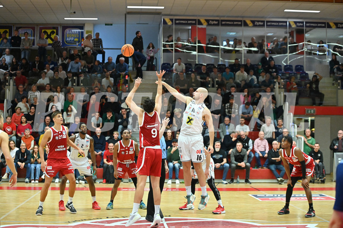 Basketball, Superliga 2024/25, Grunddurchgang 5.Runde, Flyers Wels vs. BC Vienna,

