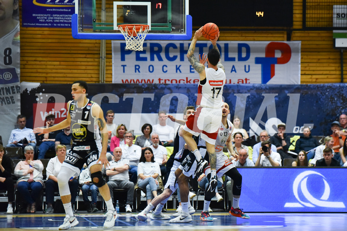 Win2Day Basketball Superliga 2022/23, Playoff,Finale Spiel 1, Swans Gmunden vs BC Vienna,