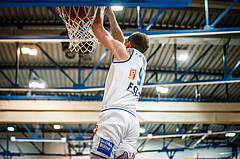 Basketball, bet-at-home Basketball Superliga 2021/22, Platzierungsrunde Spiel 10, Oberwart Gunners, BC GGMT Vienna, Edi Patekar (9)