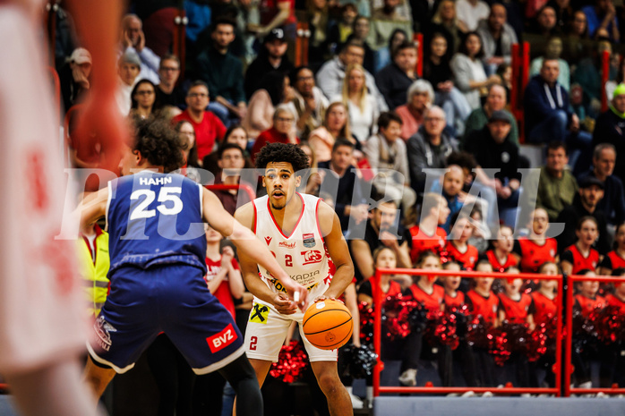 Basketball, win2day Basketball Superliga 2024/25, Grunddurchgang 20.Runde, Traiskirchen Lions, BBC Nord Dragonz, Obinna Anthony Ndukwe (2)