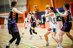 Basketball, Win2Day Basketball Damen Superliga 2023/24, Grunddurchgang 12.Runde, Vienna Timberwolves, Vienna United, Magdalena Schmidt (4)