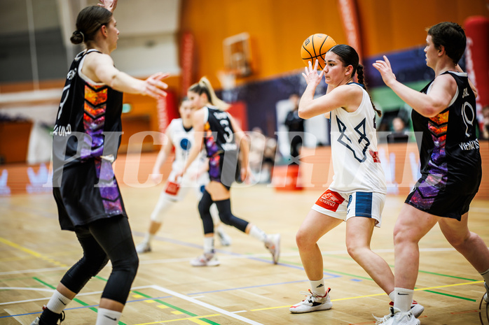 Basketball, Win2Day Basketball Damen Superliga 2023/24, Grunddurchgang 12.Runde, Vienna Timberwolves, Vienna United, Magdalena Schmidt (4)