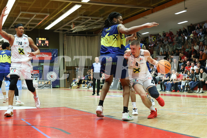 Basketball Superliga 2023/24, 4.Plazierungsrunde,Flyers Wels vs. UBSC Graz
