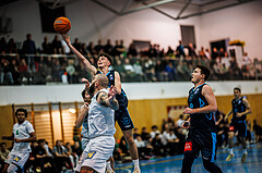 Basketball, Basketball Zweite Liga 2024/25, Grunddurchgang 13.Runde, UDW Alligators, Vienna Timberwolves, Jakob Konzet (5)