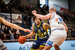 Basketball, bet-at-home Basketball Superliga 2021/22, Platzierungsrunde Spiel 8, Oberwart Gunners, UBSC Graz, Randy Haynes (3)