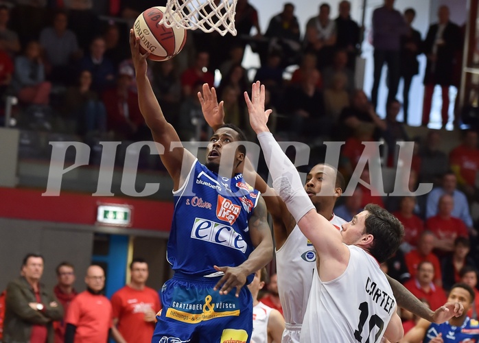 Basketball ABL 2015/16 Playoff Viertelfinale Spiel 1 WBC Wels vs Kapfenberg Bulls