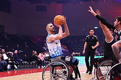 19.01.2025, Graz, Raiffeisen Sportpark, Rollstuhl BB Cup 2025, Finale, Flinkstones Graz vs Sitting Bulls Klosterneuburg,  
