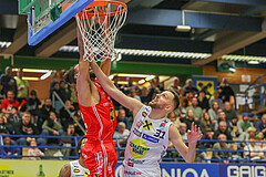 Basketball Superliga 2024/25, Grunddurchgang 20.Runde Gmunden Swans vs. Flyers Wels


