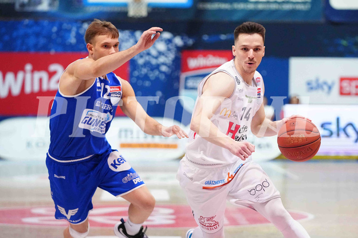 Basketball Superliga 2021/22, Viertelfinale Spiel 4, Kapfenberg v Oberwart