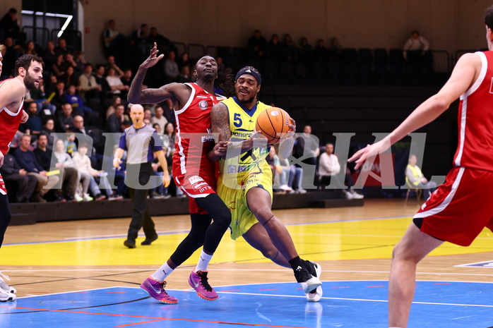 31.01.2025, Graz, Raiffeisen Sportpark Graz, Basketball Superliga 2024/25, Grunddurchgang, Runde 19, UBSC Graz - BC Vienna