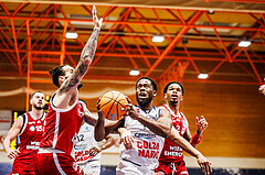 Basketball, win2day Basketball Superliga 2024/25, Grunddurchgang Runde 21
, BBC Nord Dragonz, BC Vienna, Austen Awosika (10)