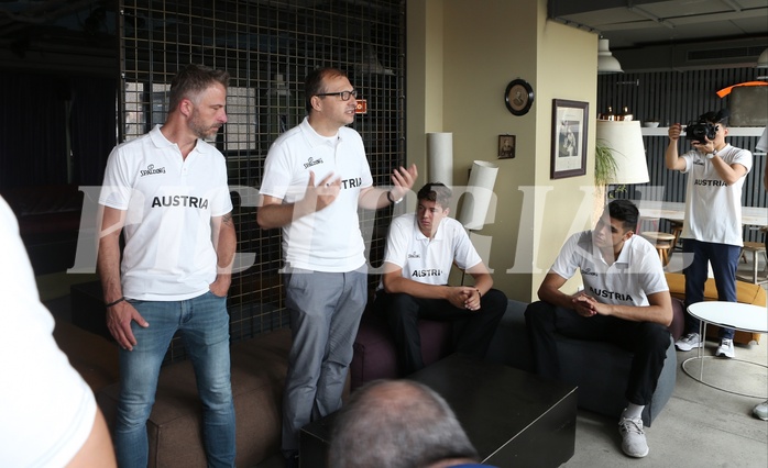 Basketball ÖBV 2019, Pressekonferenz  vs. 