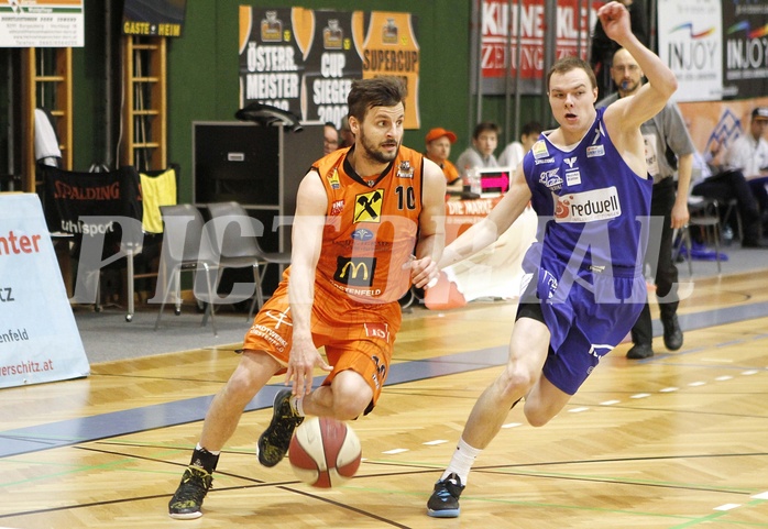 Basketball ABL 2015/16 Grunddurchgang 27.Runde  Fürstenfeld Panthers vs Oberwart Gunners