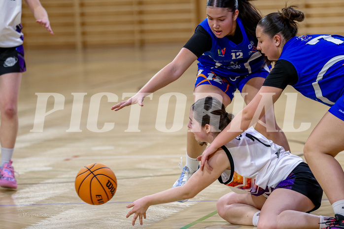 05.04.2025 Österreichischer Basketballverband 2024/25, SLWU16 Vienna United vs. DBB  Basketgirls Wels
