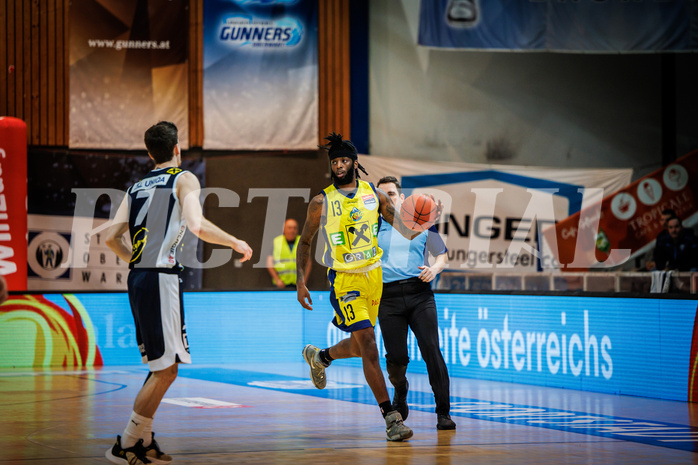 Basketball, Basketball Austria Cup 2022/23, Herren Finale, Gmunden Swans, UBSC Graz, Issac James Vann Jr (13)