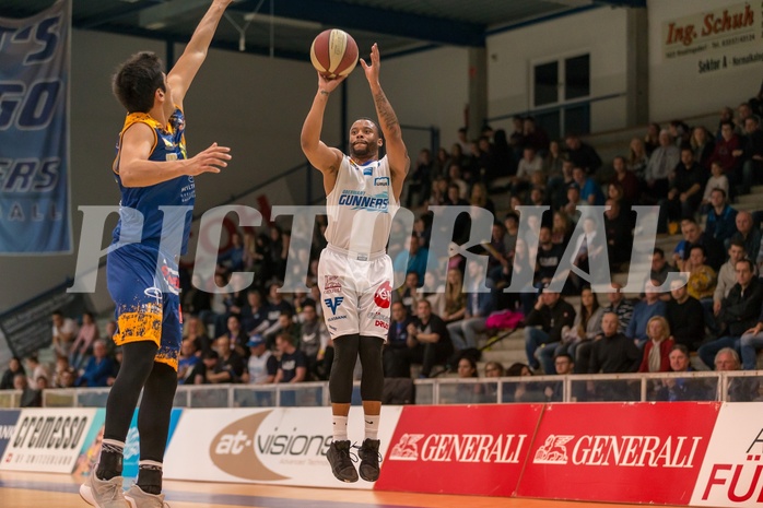 Basketball, ABL 2017/18, Grunddurchgang 25.Runde, Oberwart Gunners, Fürstenfeld Panthers, Jerome Seagears (5)