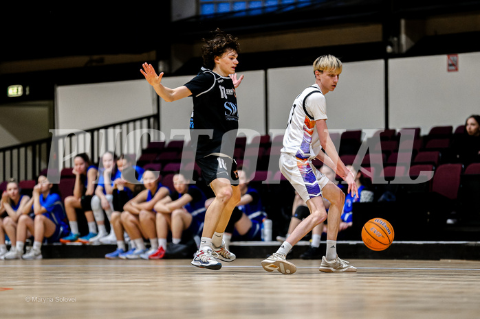 01.03.2025 Österreichischer Basketballverband 2024/25, SLMU19 Vienna United vs. Basket Dukes