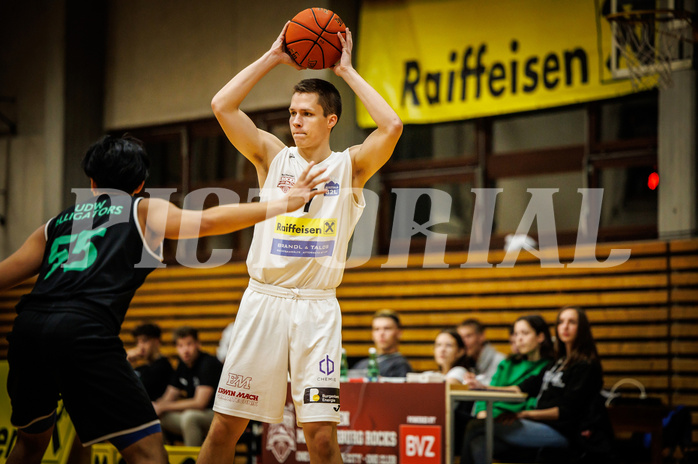 Basketball, Basketball Zweite Liga 2022/23, Grunddurchgang 3.Runde, Mattersburg Rocks, UDW Alligators, 