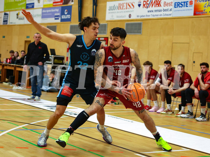 Basketball Zweite Liga 2024/25, Grunddurchgang 15.Runde Mistelbach Mustangs vs. Vienna Timberwolves