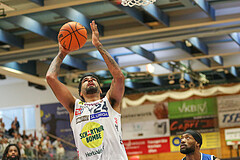Basketball Superliga 2023/24, Playoff, Viertelfinale Spiel 1 Gmunden Swans vs. Oberwart Gunners