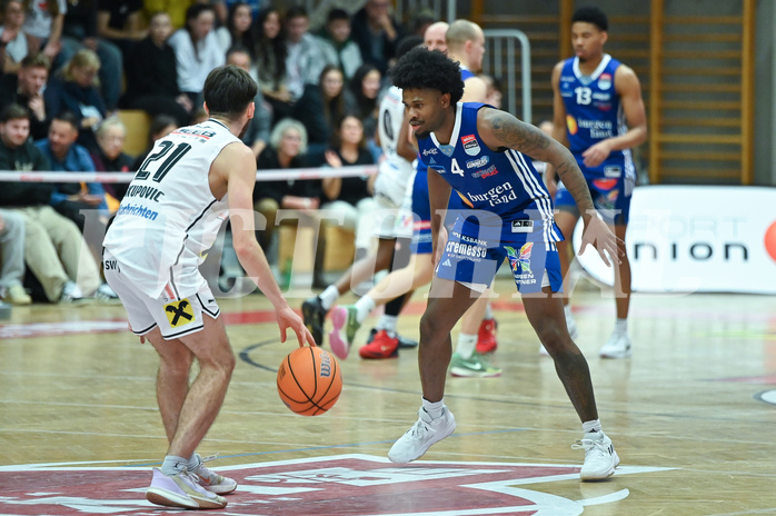 Basketball, Superliga 2024/25, Grunddurchgang 12.Runde, Flyers Wels vs. Oberwart Gunners,
