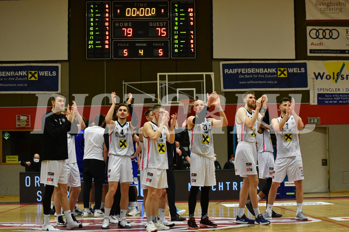 Basketball Superliga 2020/21, Platzierungsrunde 10. Runde Flyers Wels vs. Oberwart