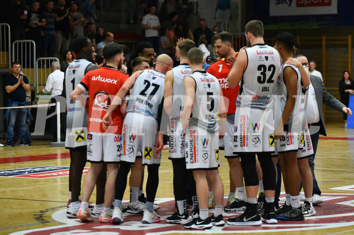 Basketball Superliga 2021/22, Viertelfinale Spiel 2, Flyers Wels vs Swans Gmunden