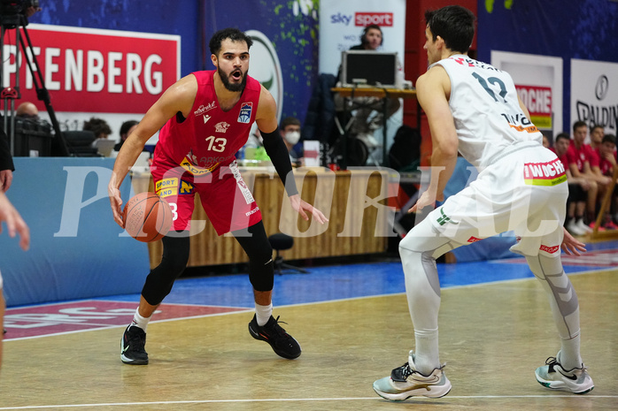 Basketball Superliga 2021/22, Grundduchgang 13.Runde , Kapfenberg  vs. Traiskirchen


