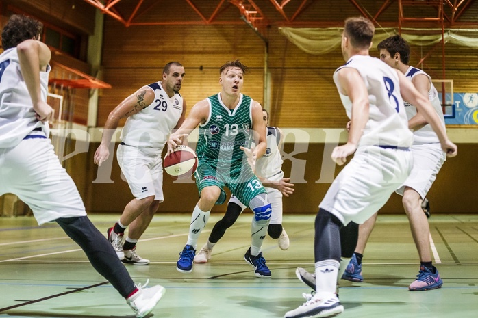 Basketball, 2.Bundesliga, Grunddurchgang 4.Runde, BBC Nord Dragonz, KOS Celovec, Erik Kralj (13)