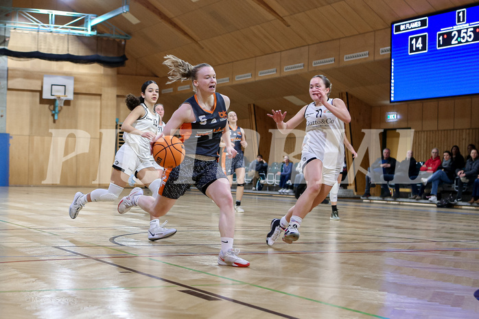 22.02.2025 Österreichischer Basketballverband 2024/25, SLWU19 Basket Flames UNION vs Basket Duchess