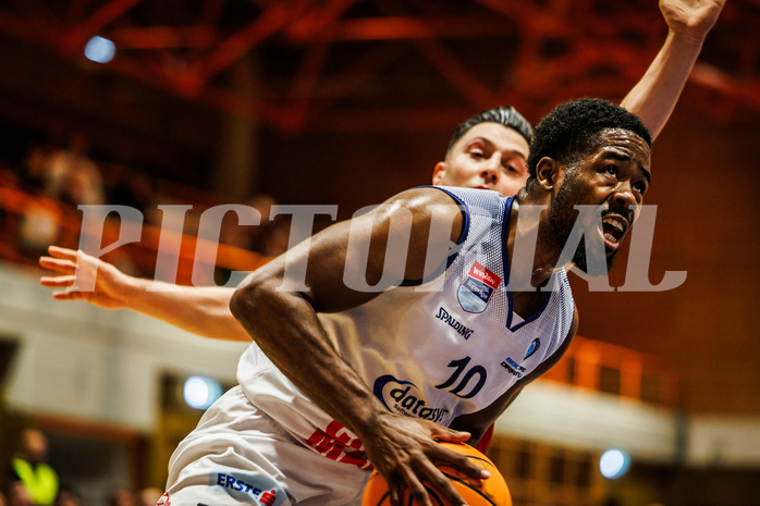 Basketball, win2day Basketball Superliga 2023/224, Grunddurchgang Runde 22, BBC Nord Dragonz, BC Vienna, Austen Awosika (10)