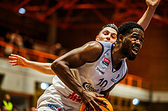 Basketball, win2day Basketball Superliga 2023/224, Grunddurchgang Runde 22, BBC Nord Dragonz, BC Vienna, Austen Awosika (10)