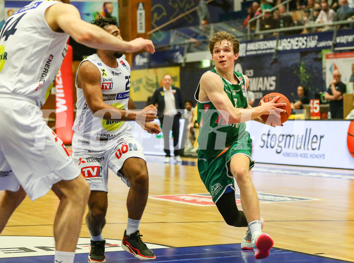Basketball Superliga 2022/23, Playoff, Viertelfinale Spiel 3 Gmunden Swans vs. Kapfenberg Bulls
