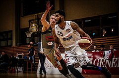 Basketball, 2.Bundesliga, Playoff VF Spiel 2, Mattersburg Rocks, Villach Raiders, Arnold FRIPP (55)