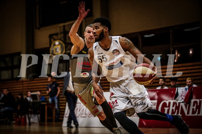 Basketball, 2.Bundesliga, Playoff VF Spiel 2, Mattersburg Rocks, Villach Raiders, Arnold FRIPP (55)