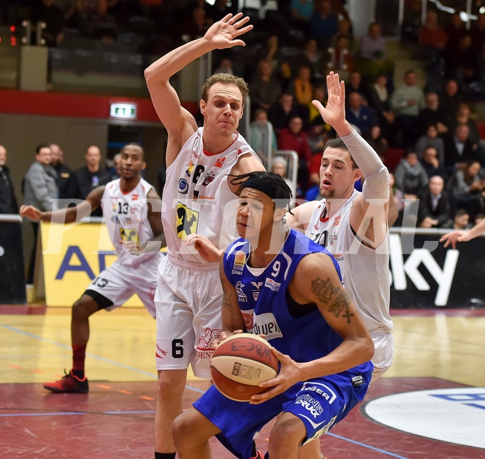 Basketball ABL 2015/16 Grunddurchgang 25. Runde WBC Wels vs Gunners Oberwart