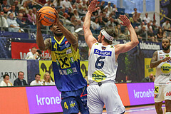 Basketball Superliga 2024/25, Playoffs, Viertelfinale Spiel 1 Gmunden Swans vs. UBSC Graz


