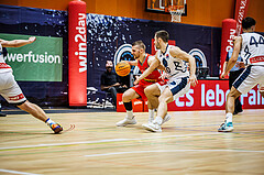 Basketball, Win2Day Superliga 2023/24, Grunddurchgang 5.Runde, Vienna Timberwolves, Traiskirchen Lions, Edgars Lasenbergs (25)