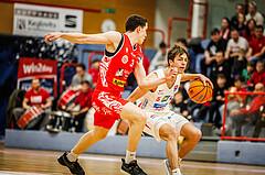 Basketball, win2day Basketball Superliga 2024/25, Grunddurchgang 17.Runde, SKN St. Pölten, Traiskirchen Lions, Nathaniel Kress (5)