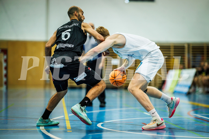 Basketball, Basketball Zweite Liga 2023/24, Grunddurchgang 4.Runde, Deutsch Wagram Alligators, Mattersburg Rocks, Dominik Alturban (6), Luis Göd (2)