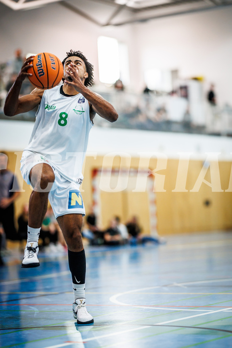 Basketball, Basketball Zweite Liga 2024/25, Grunddurchgang 1.Runde, Deutsch Wagram Alligators, Upper Austrian Ballers, Steven Kaltenbrunner (8)