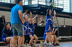 27.04.2025 Österreichischer Basketballverband 2024/25, SLWU16 VF Basket Flames UNION vs. DBB  Basketgirls Wels