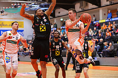 Basketball Superliga 2022/23, 8.Plazierungsrunde Klosterneuburg Dukes vs. Flyers Wels


