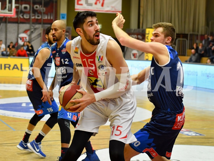 Basketball ABL 2017/18, Grunddurchgang 25.Runde Gmunden Swans vs. Traiskirchen Lions


