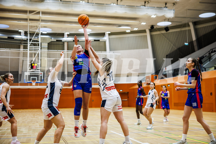 Basketball, Win2Day Basketball Damen Superliga 2024/25, Grunddurchgang 10.Runde, Vienna Timberwolves, UBSC DBBC Graz, Ajla Meskic (10)