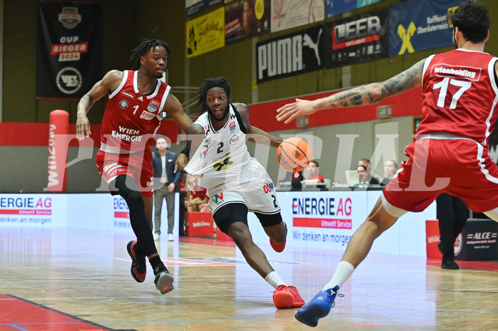 Basketball, Superliga 2024/25, Grunddurchgang 5.Runde, Flyers Wels vs. BC Vienna,