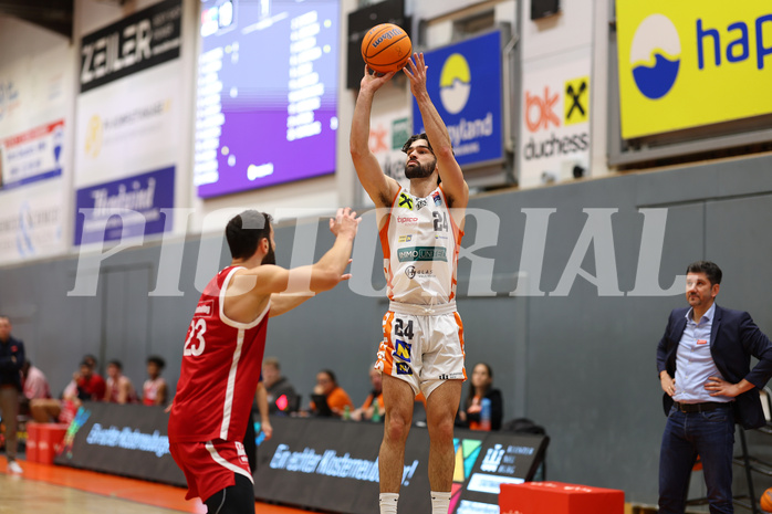 Basketball Superliga 2024/25, Grunddurchgang 15.Runde Klosterneuburg Dukes vs. BC Vienna