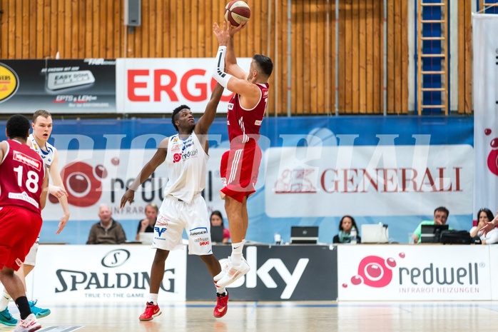 Basketball ABL 2015/16 Playoff Halbfinale Spiel 1 Oberwart Gunners vs. BC Vienna